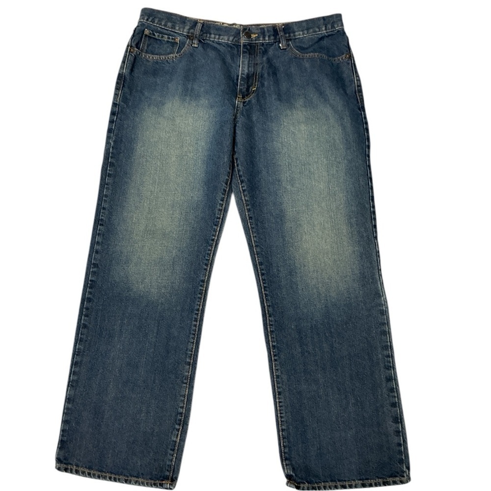 Old Navy Blue Relaxed Jeans with Vintage Wash
